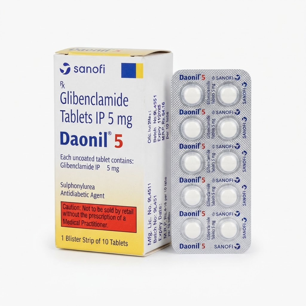 Daonil 5mg Tablet