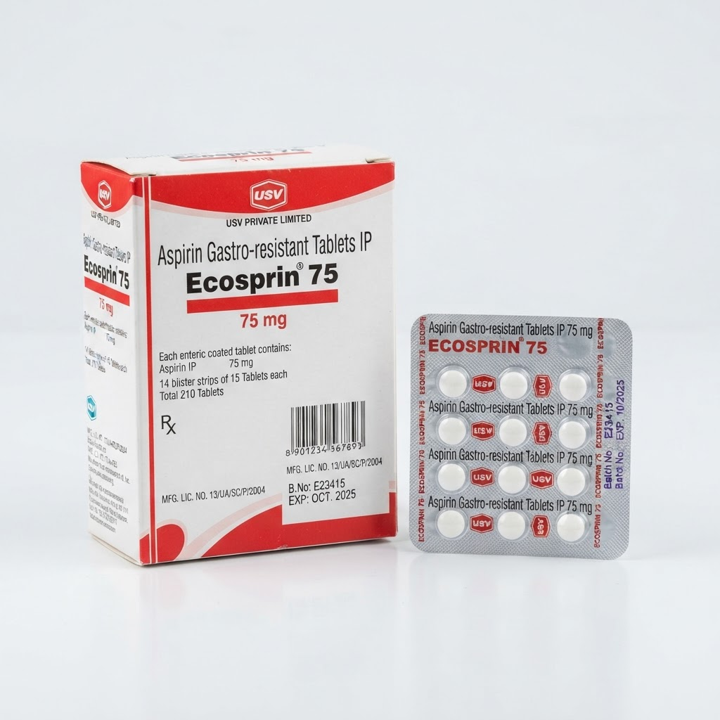 Ecosprin 75mg Tablet