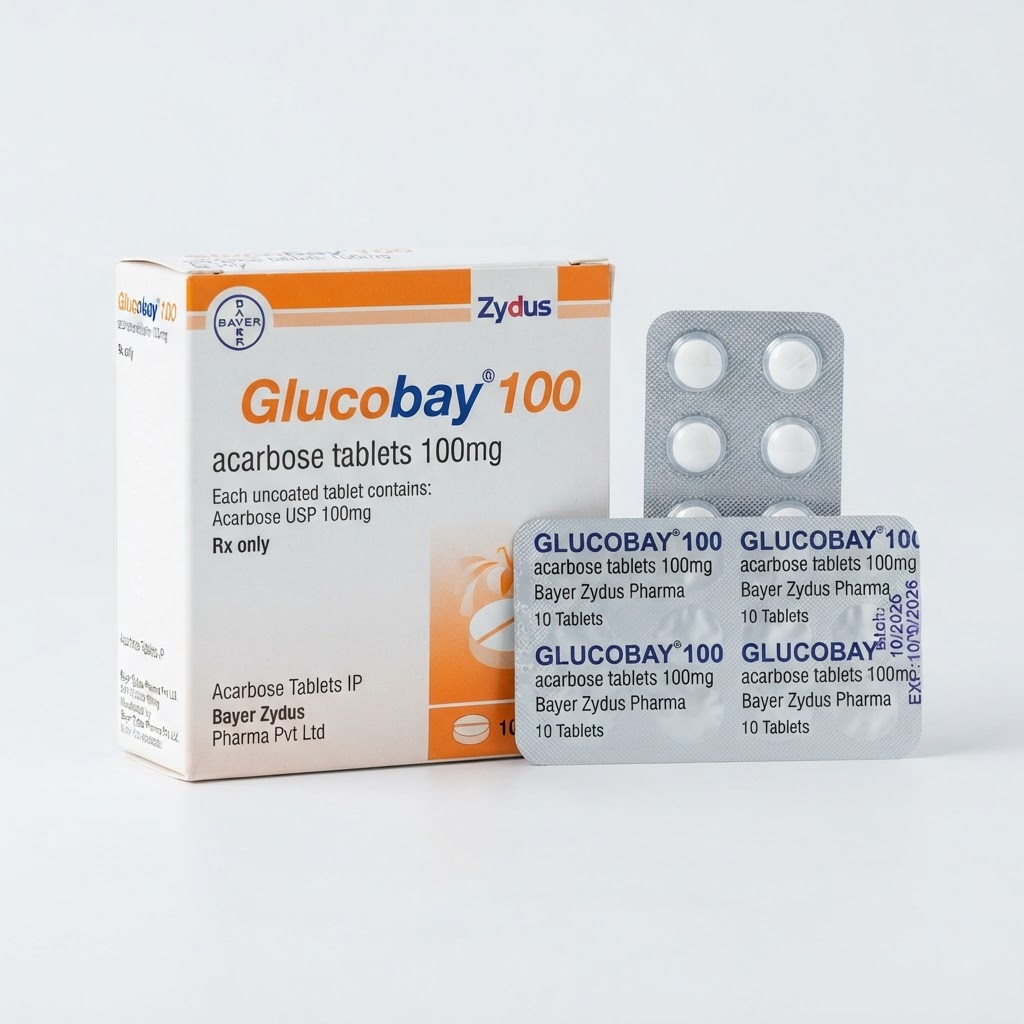 Glucobay 100 Tablet