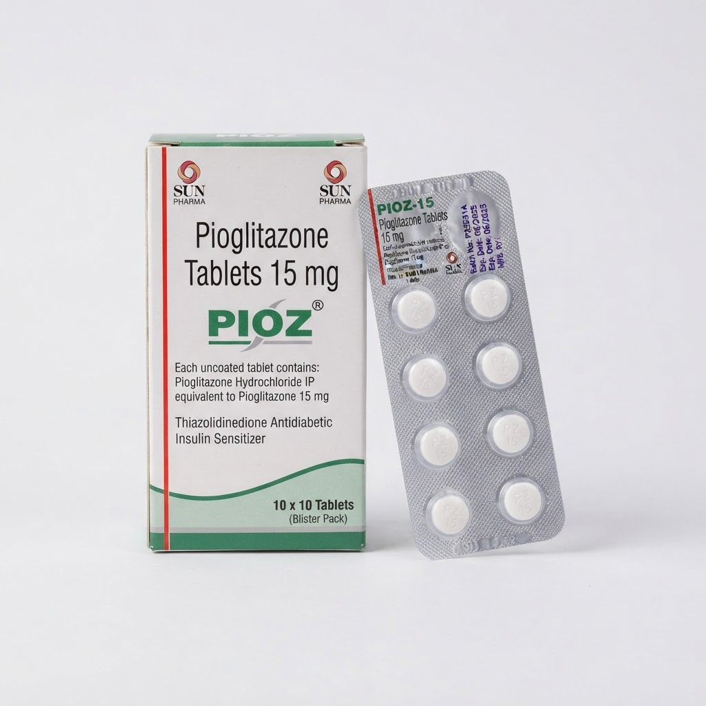 Pioglitazone 15mg Tablet